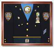 Or we can design a Custom Uniform Display Case for you or for your entire Unit!