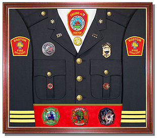 Firefighers Display Cases